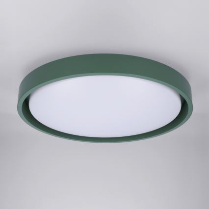 Brilagi - Zatemnjivo LED stropno svetilo MATTEO LED/48W/230V 3000-6500K, premer 41 cm, zeleno + daljinski upravljalnik