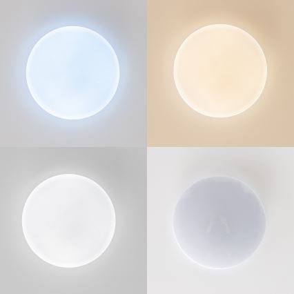 Brilagi - zatemnjivo LED stropno svetilo SMART STARS LED/24W/230V premer 38 cm 3000-6000K Wi-Fi Tuya Beacon + daljinski upravljalnik