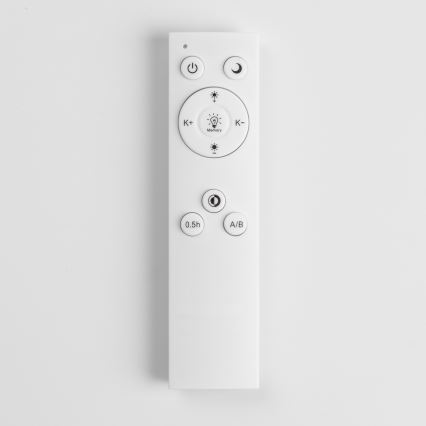 Brilagi - Zatemljiv viseči lestenec na kablu FALCON LED/80W/230V 3000-6500K premer 60 cm bela + daljinski upravljalnik