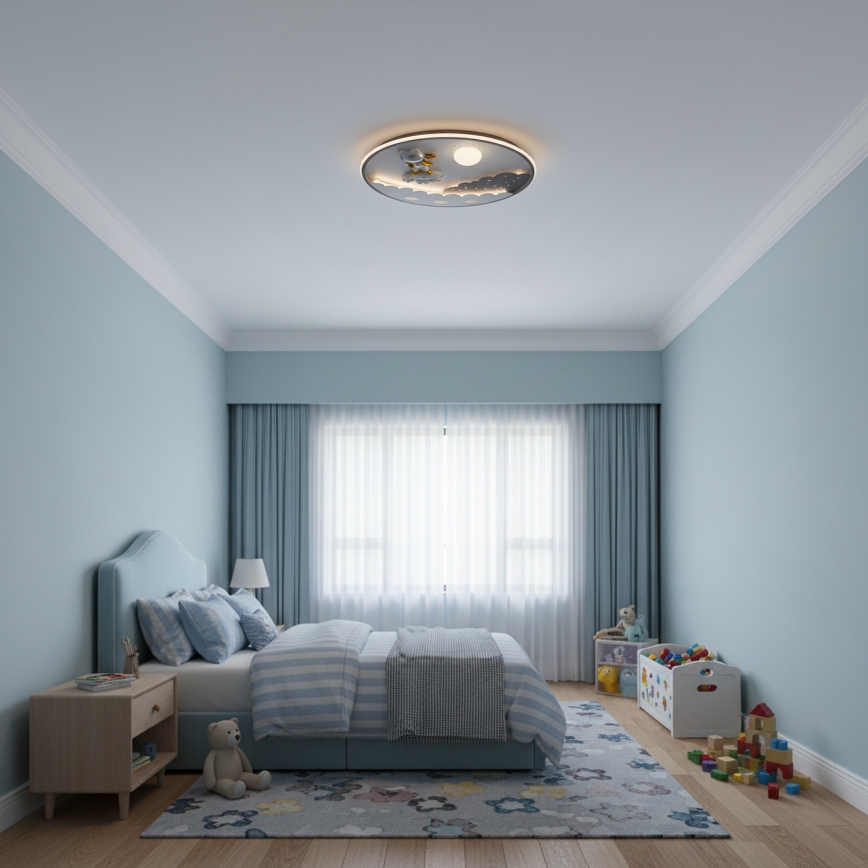 Brilagi - LED zatemnjevalna otroška stropna svetilka ASTRO LED/68W/230V 3000-6000K premer 49 cm + daljinski upravljalnik