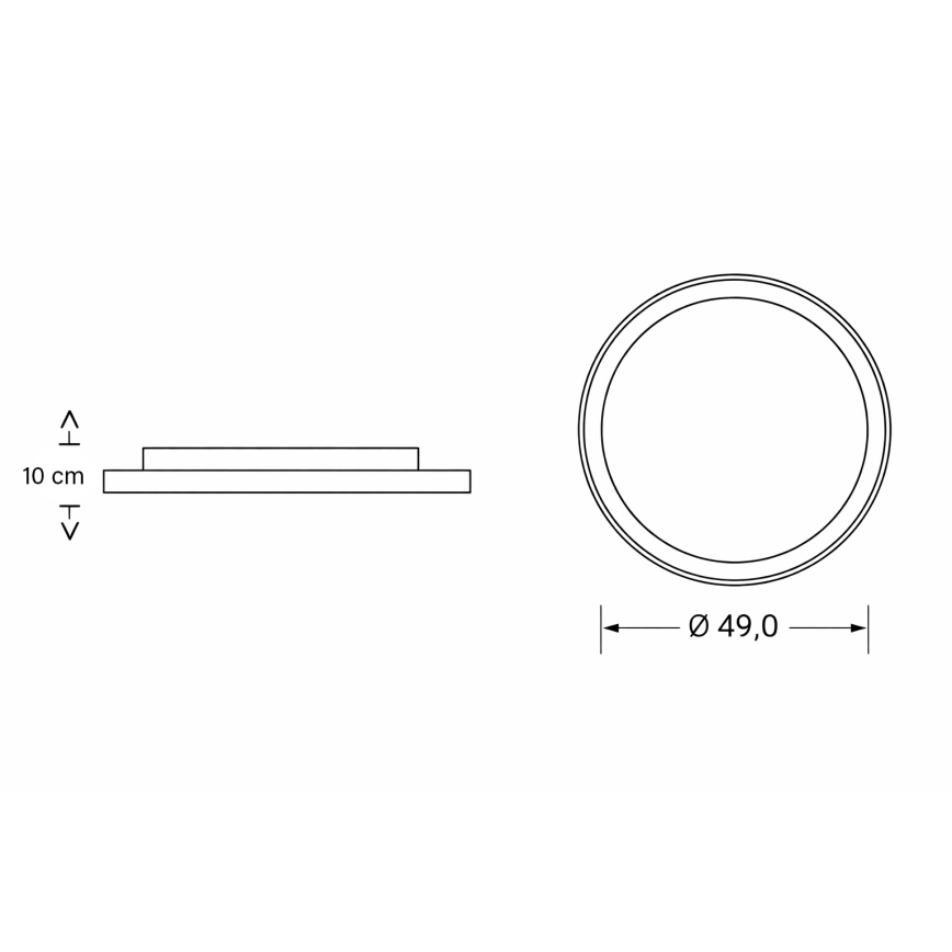 Brilagi - LED zatemnjevalna otroška stropna svetilka ASTRO LED/68W/230V 3000-6000K premer 49 cm + daljinski upravljalnik