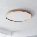 BRILAGI - Zatemnjevalna LED stropna svetilka ALSON LED/72W/230V 3000-6500K hrast, premer 78 cm + daljinski upravljalnik