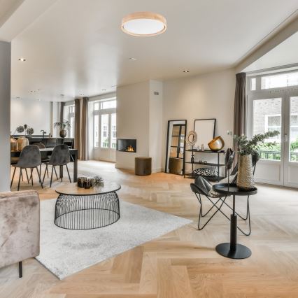 Brilagi - Zatemnljiva stropna LED svetilka MANAROLA LED/24W/230V, premer 42 cm, 3000-6500K + daljinski upravljalnik