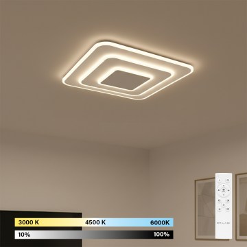 Brilagi - zatemnjevalna LED stropna svetilka MODERN LED/72W/230V 3000-6000K 46,6x46,6 cm + daljinski upravljalnik