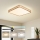 Brilagi - Zatemnjevalna LED stropna svetilka MOLINA SQUARE LED/80W/230V 3000-6000K hrast 60x60 cm + daljinski upravljalnik
