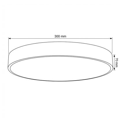 Brilagi - LED zatemnjevalna stropna svetilka POOL LED/36W/230V 3000-6000K premer 30 cm bež + z daljinskim upravljalnikom