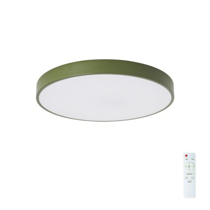 Brilagi - zatemnljiva LED stropna svetilka POOL LED/60W/230V 3000-6000K premer 50 cm zelena + daljinski upravljalnik