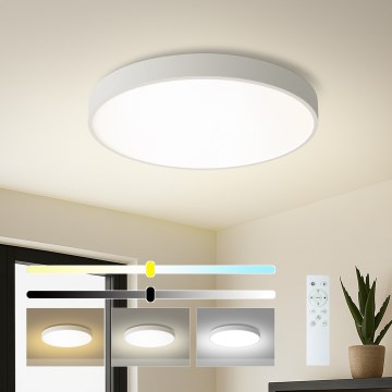 Brilagi - zatemnjevalna LED stropna svetilka POOL SMART LED/60W/230V 50 cm 3000-6000K Wi-Fi Tuya + daljinski upravljalnik bela
