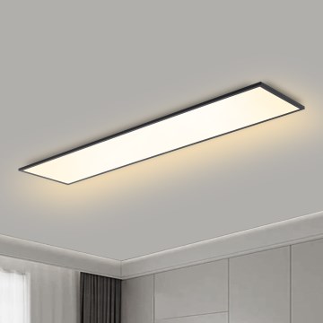 Brilagi - Zatemnjevalna LED stropna svetilka SLIMFRAME LED/58W/230V 120x30 cm 3000-6000K črna + daljinski upravljalnik