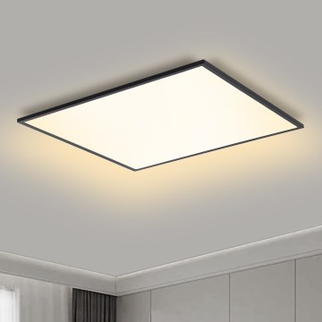 Brilagi - Zatemnjevalna LED stropna svetilka SLIMFRAME LED/58W/230V 60x60 cm 3000-6000K črna + daljinski upravljalnik