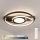 Brilagi - zatemnjevalna LED stropna svetilka TWIRL LED/38W/230V 3000-6000K črna + daljinski upravljalnik