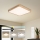 Brilagi - Zatemnjevalna LED stropna svetilka WOODLINE SQUARE LED/80W/230V 3000-6000K hrast 60x60 cm + daljinski upravljalnik
