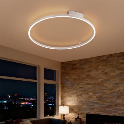 Brilagi - LED zatemnjevalna stropna svetilka PORTOFINO LED/60W/230V 3000-6000K premer 80 cm bela + daljinski upravljalnik