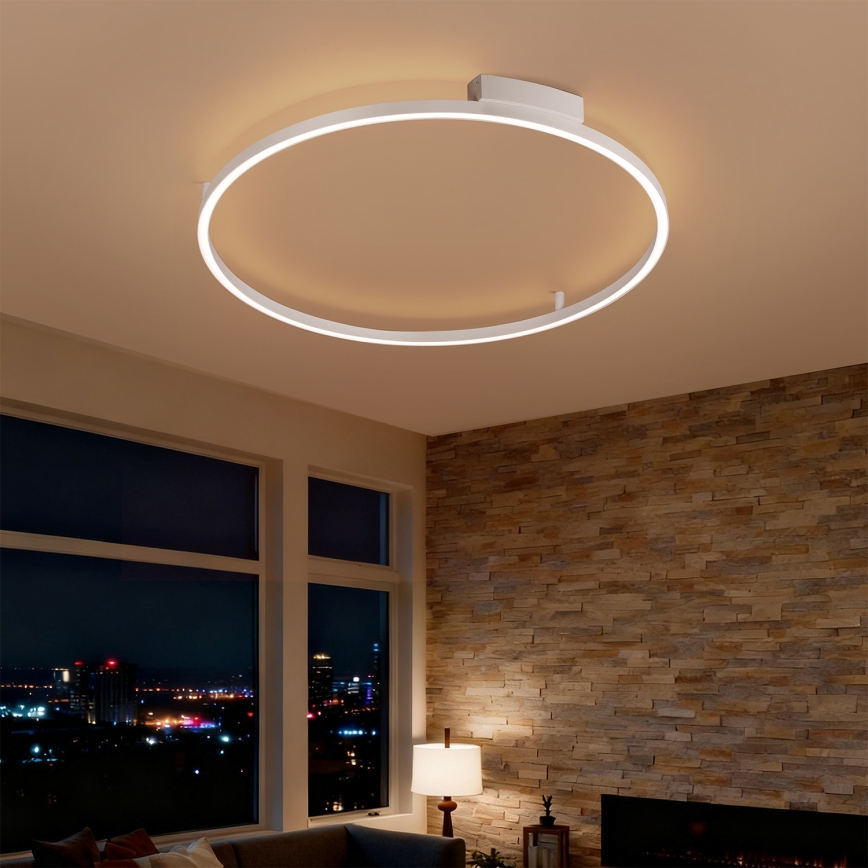 Brilagi - LED zatemnjevalna stropna svetilka PORTOFINO LED/60W/230V 3000-6000K premer 80 cm bela + daljinski upravljalnik
