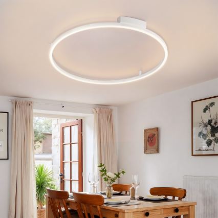 Brilagi - LED zatemnjevalna stropna svetilka PORTOFINO LED/60W/230V 3000-6000K premer 80 cm bela + daljinski upravljalnik