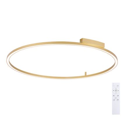 Brilagi - Stropna LED svetilka PORTOFINO z možnostjo zatemnitve LED/85W/230V 3000-6000K, premer 120 cm, zlata + daljinski upravljalnik