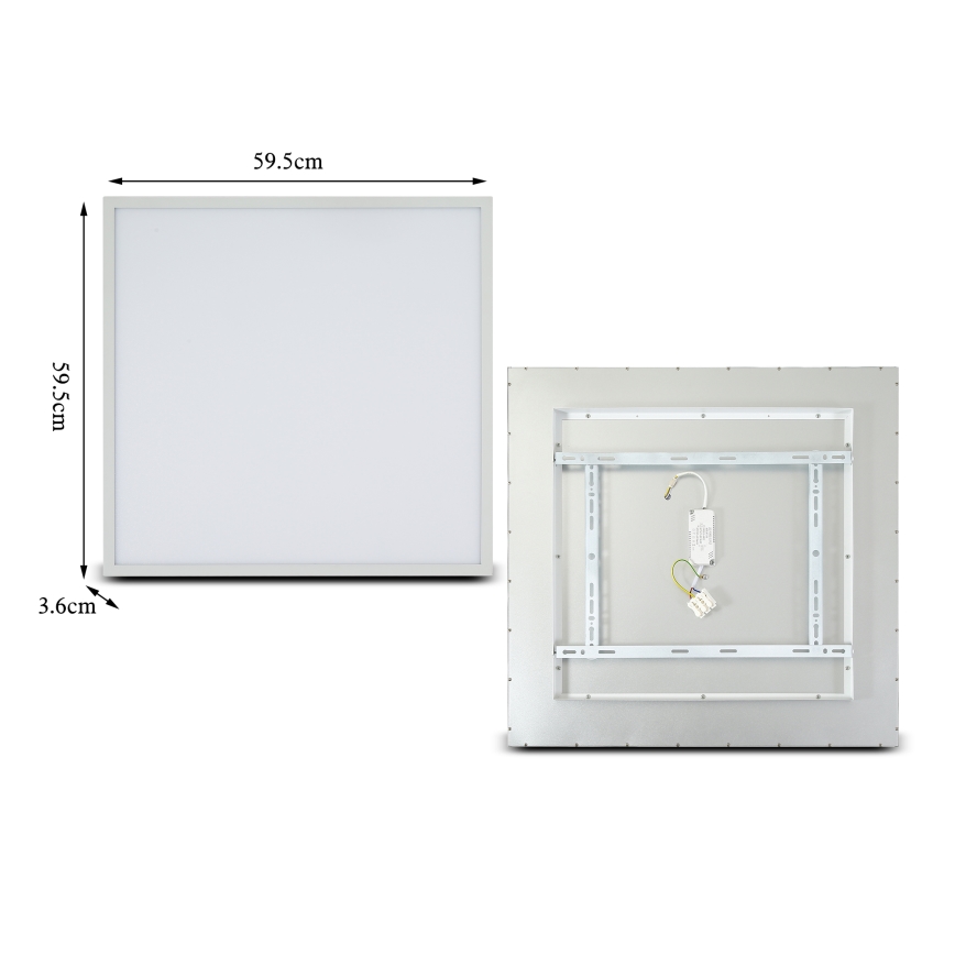 Brilagi - LED stropna svetilka z zatemnitvijo SLIMFRAME LED/58W/230V 60x60 cm 3000-6000K bela + daljinski upravljalnik