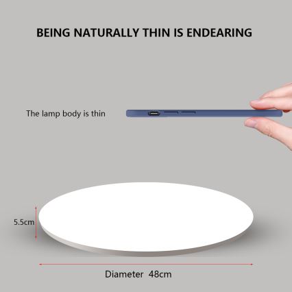 Brilagi - Zatemnljivo LED svetilo SMART STARS LED/36W/230V Ø 48 cm 2700-6500K Wi-Fi Tuya + daljinski upravljalnik