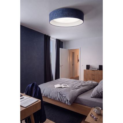 Brilagi - LED zatemnljiva stropna svetilka VELVET SMARTIX STARS LED/24W/230V 3000-6000K premer 45 cm modra Wi-Fi Tuya Beacon + daljinski upravljalnik