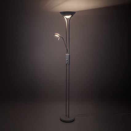 Brilagi - Zatemnjevalna stoječa svetilka SCARLETT 1xR7s/230W/230V + 1xG9/40W bela