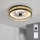 Brilagi - Zatemnjevalni LED stropni ventilator LED/34W/230V 3000-6500K premer 50 cm črna/zlata + daljinski upravljalnik