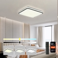 Brilagi - zatemnjevalno LED stropno svetilo SMART LED/36W/230V 53x53 cm 3000-6000K Wi-Fi Tuya Beacon + daljinski upravljalnik