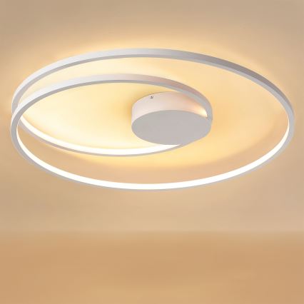 Brilagi - Zatemnjiva LED stropna svetilka TWISTER LED/105W/230V 3000-6000K premer 100 cm bela + daljinsko upravljanje