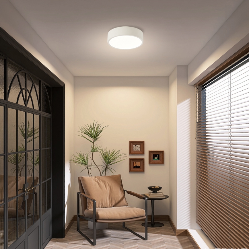 Brilagi - LED stropna svetilka z zatemnjevanjem POOL LED/18W/230V 3000-6000K 20 cm bela + daljinski upravljalnik