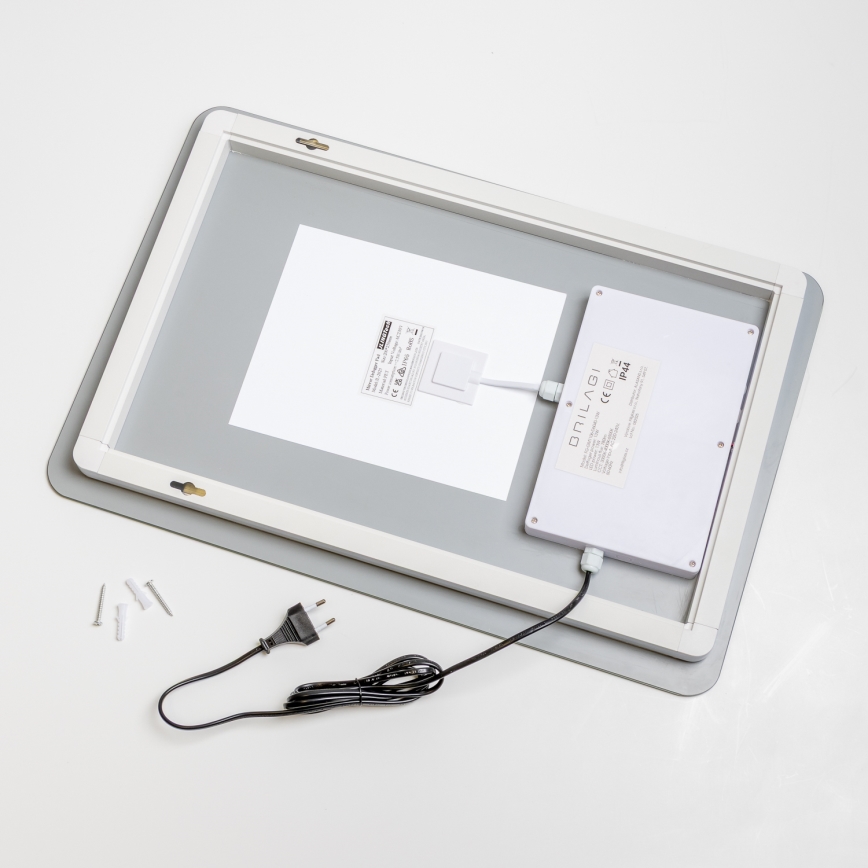 Brilagi - LED ogrevano kopalniško ogledalo DIANA LED/13W/230V 60x40 cm IP44 CRI 90 zatemnljivo + CCT