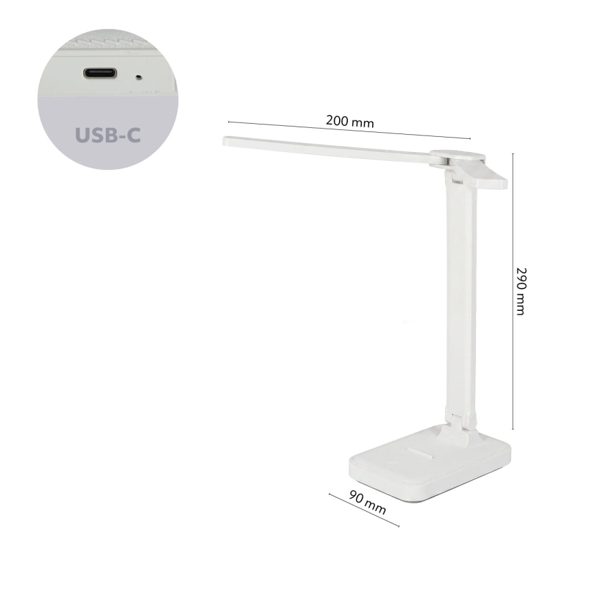 Brilagi - Zatemnjiva LED namizna svetilka MODO DUO LED/8W/5V 3000/4000/6500K bela
