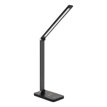 Brilagi - Zatemnjiva LED namizna svetilka na dotik z brezžičnim polnjenjem QI MODO CHARGE LED/7W/5V 3000/4000/6000K črna