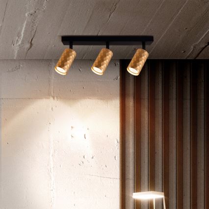 Brilagi - LED RGBW zatemnjiva točkovna svetilka SELE DIAMANT 3xGU10/6,5W/230V 2700-6500K Wi-Fi zlata