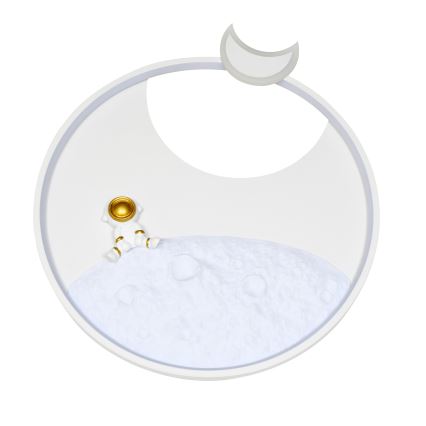 Brilagi - zatemnjiva LED stropna svetilka ASTRO LED/20W/230V Ø 50 cm 3000–6000 K astronaut + daljinski upravljalnik