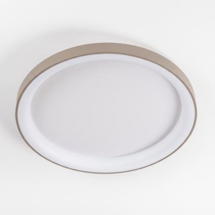BRILAGI - LED zatemnjivo stropno svetilo FALCON II LED/108W/230V 3000-6500K premer 80 cm bela/bež + daljinski upravljalnik