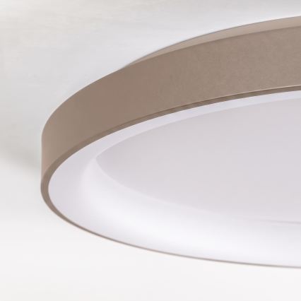 BRILAGI - LED zatemnjivo stropno svetilo FALCON II LED/108W/230V 3000-6500K premer 80 cm bela/bež + daljinski upravljalnik