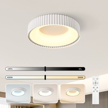 Brilagi - zatemnjiva LED stropna svetilka FALCON MODERN LED/30W/230V 3000-6000K 40 cm bela + daljinski upravljalnik