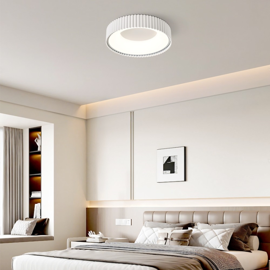 Brilagi - zatemnjiva LED stropna svetilka FALCON MODERN LED/30W/230V 3000-6000K 40 cm bela + daljinski upravljalnik
