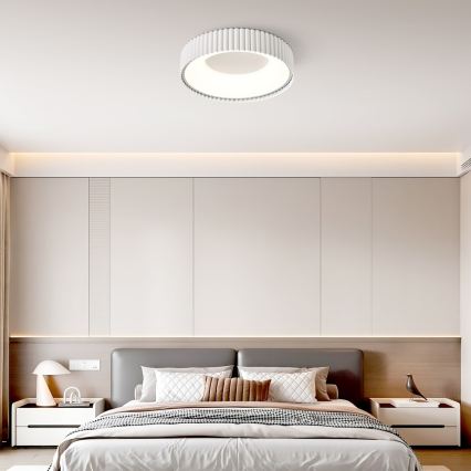 Brilagi - zatemnjiva LED stropna svetilka FALCON MODERN LED/30W/230V 3000-6000K 40 cm bela + daljinski upravljalnik