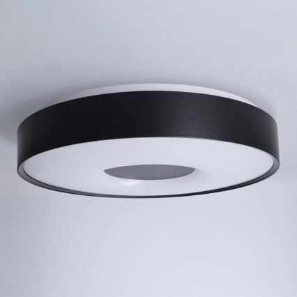 Brilagi - Zatemnilna LED stropna svetilka JAMIS LED/48W/230V 3000-6500K, premer 39 cm, črna + daljinski upravljalnik