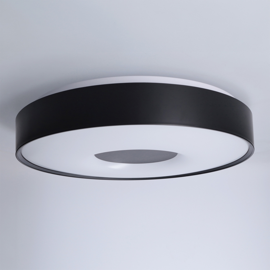 Brilagi - Zatemnilna LED stropna svetilka JAMIS LED/48W/230V 3000-6500K, premer 39 cm, črna + daljinski upravljalnik