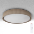 Brilagi - zatemnjiva LED stropna svetilka LUCIA LED/48W/230V 3000-6500K premer 41 cm rjava + daljinski upravljalnik