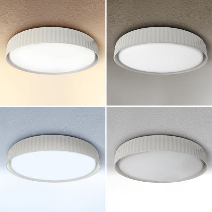 Brilagi - LUCIA LED stropno svetilo z zatemnitvijo LED/48W/230V 3000-6500K, premer 41 cm, belo + daljinski upravljalnik