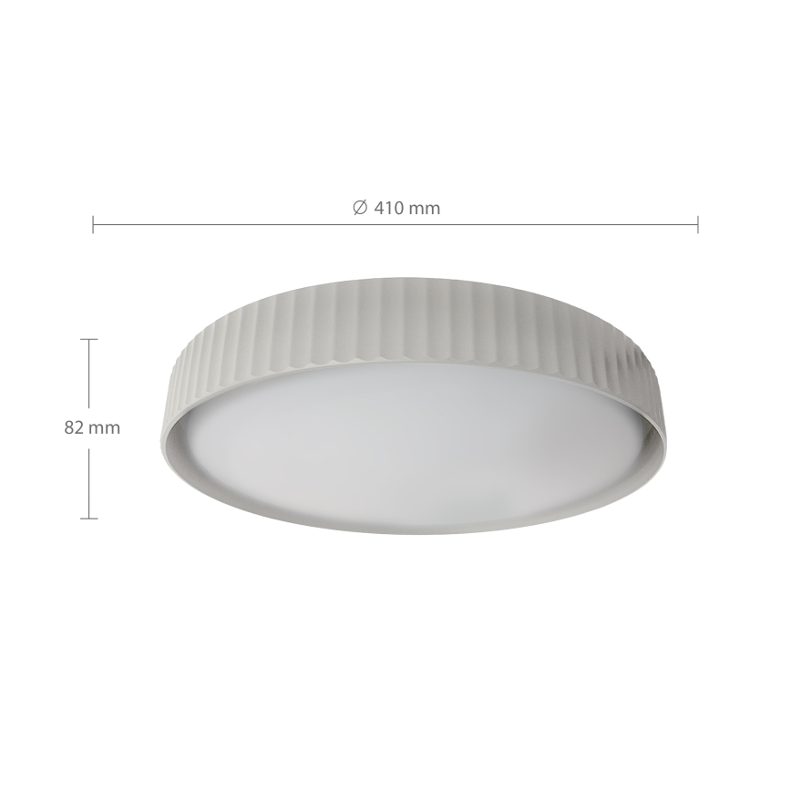 Brilagi - LUCIA LED stropno svetilo z zatemnitvijo LED/48W/230V 3000-6500K, premer 41 cm, belo + daljinski upravljalnik