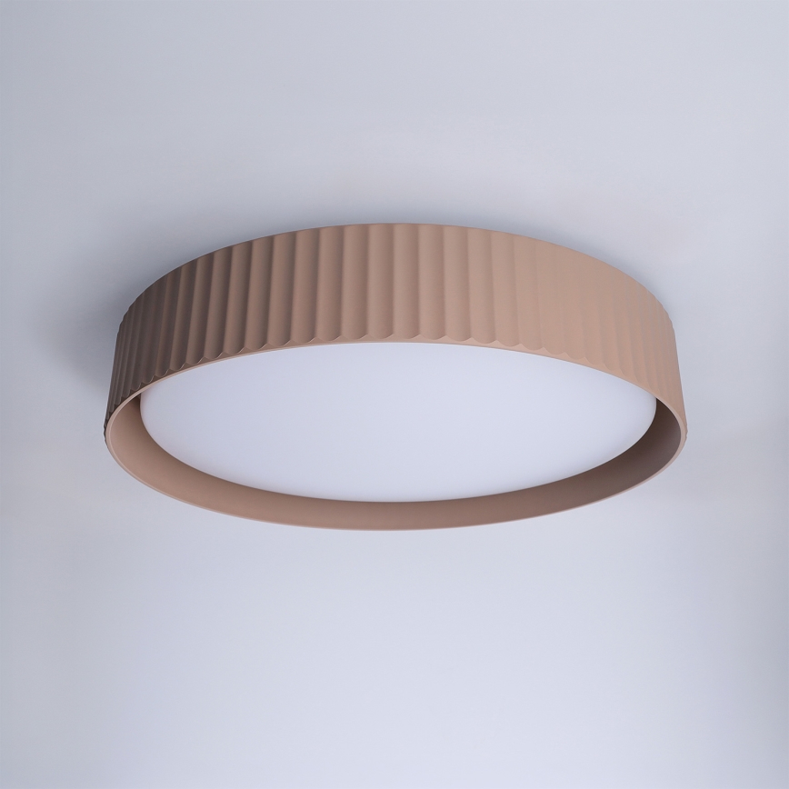 Brilagi - zatemnjiva LED stropna svetilka LUCIA LED/48W/230V 3000-6500K premer 41 cm rjava + daljinski upravljalnik