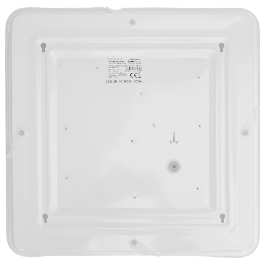 Brilagi - Zatemnljivo stropno LED svetilo MILKY WAY LED/24W/230V 3000-6500K 37x37 cm + daljinski upravljalnik