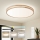 Brilagi - Zatemnjiva LED stropna svetilka MOLINA LED/100W/230V 3000-6000K hrast, premer 80 cm + daljinski upravljalnik