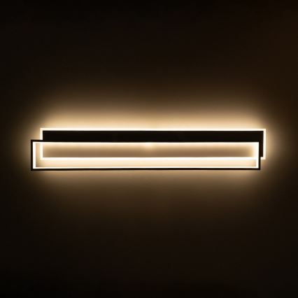 Brilagi - LED zatemnljivo stropno svetilo OUTLINE LED/90W/230V 3000-6000K 18x100 cm bela/črna + daljinski upravljalnik