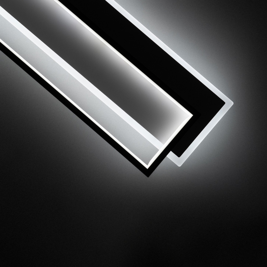 Brilagi - LED zatemnljivo stropno svetilo OUTLINE LED/90W/230V 3000-6000K 18x100 cm bela/črna + daljinski upravljalnik