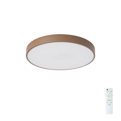 Brilagi - LED stropna svetilka POOL z možnostjo zatemnitve LED/48W/230V 3000-6000K premer 40 cm rjava + daljinski upravljalnik