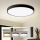 Brilagi - Zatemnjiva LED stropna svetilka POOL SMART LED/100W/230V 3000-6000K premer 80 cm Wi-Fi Tuya črna + daljinski upravljalnik
